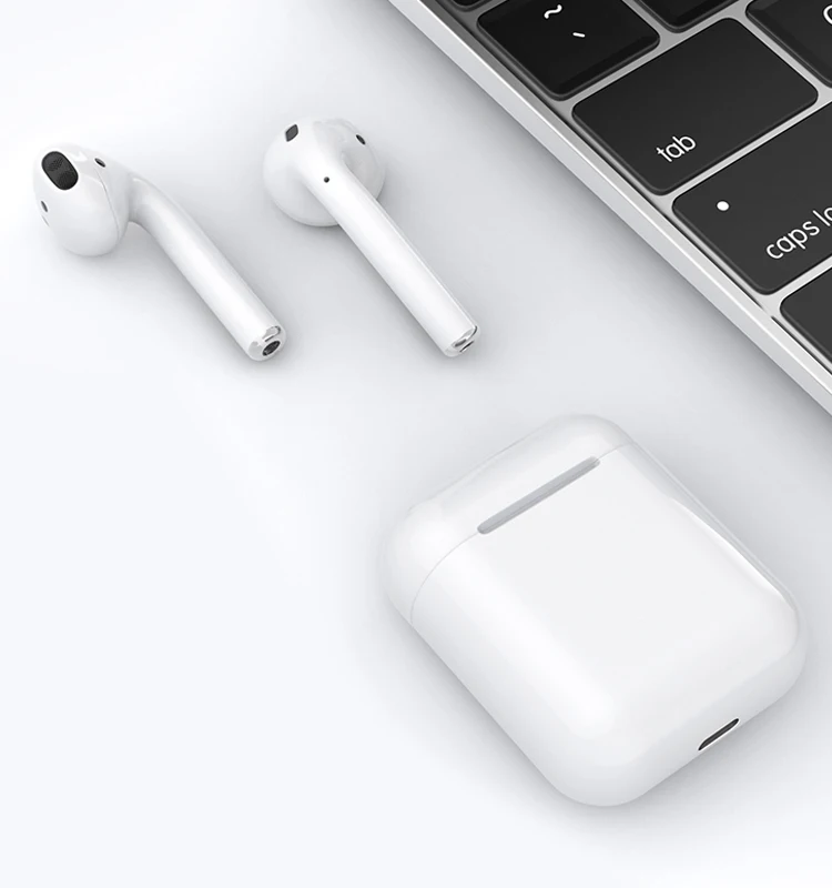 

TWS 2020 Hot Earphone Touch Control i12 Earbuds TWS Pairing Wireless Headphones i12, White