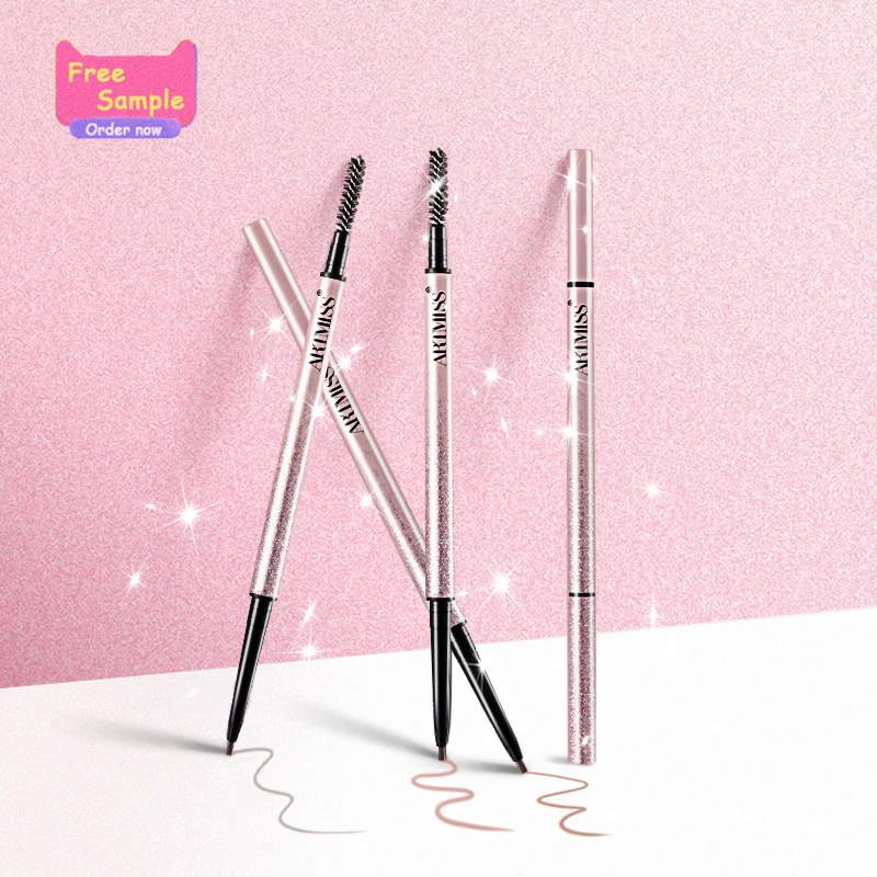 

ARTMISS Makeup Supplier Waterproof Slim Fine Pink Eye Brow microblade eyebrow pencil For Support No LOGO private label custom