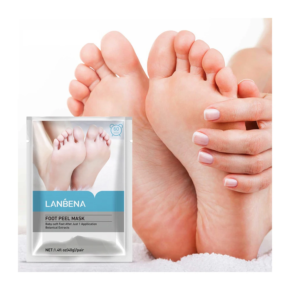 

LANBENA callus removal foot mask foot spa socks exfoliating feet mask free shipping