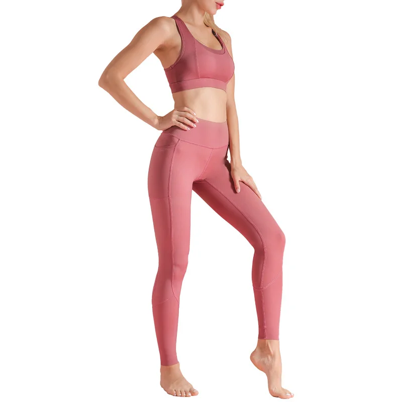 
Workout Clothing Ladies Yoga Pants High Waist Workout Gym Leggings For Women 