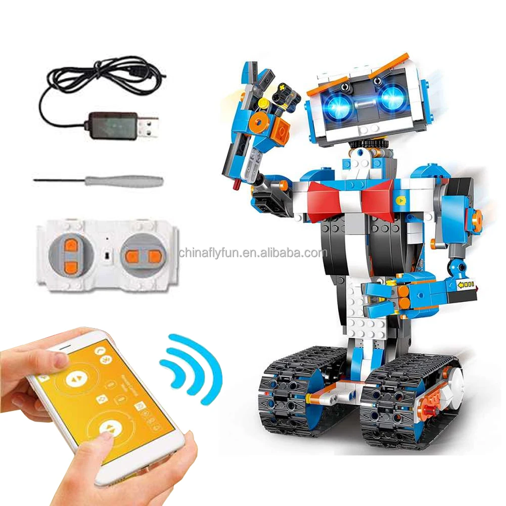 

DIYmall 635PCS Building Block 13063 Electric Remote Control APP Programmable Robot Kit Educational Toys for Kids Gift