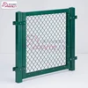 Aluminium square posts fast installation PE coated galvanized wire mesh fence