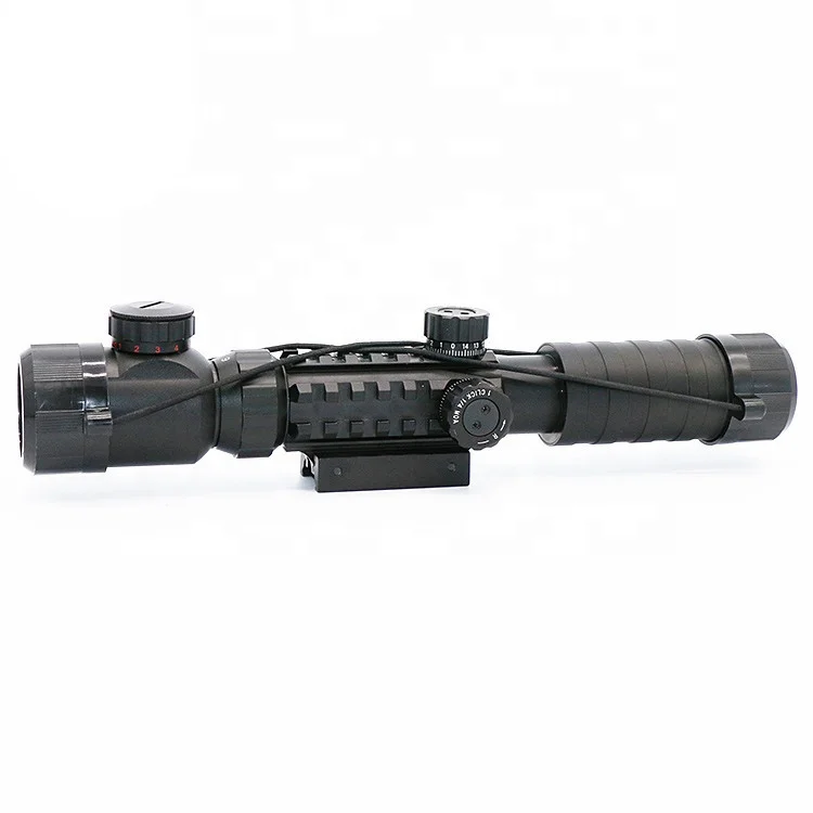 

LUGER 3-9X32 Tactical Hunting Scope Red Green Illumination With Picatinny Mount