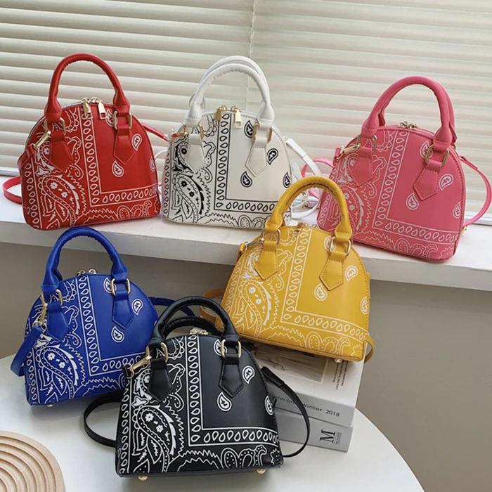 

TS9393 2021 New Arrivals Fashion Flower Vase Handbag Bandana Bag Small Hand Bags Ladies Luxury Designer Handbags for Women