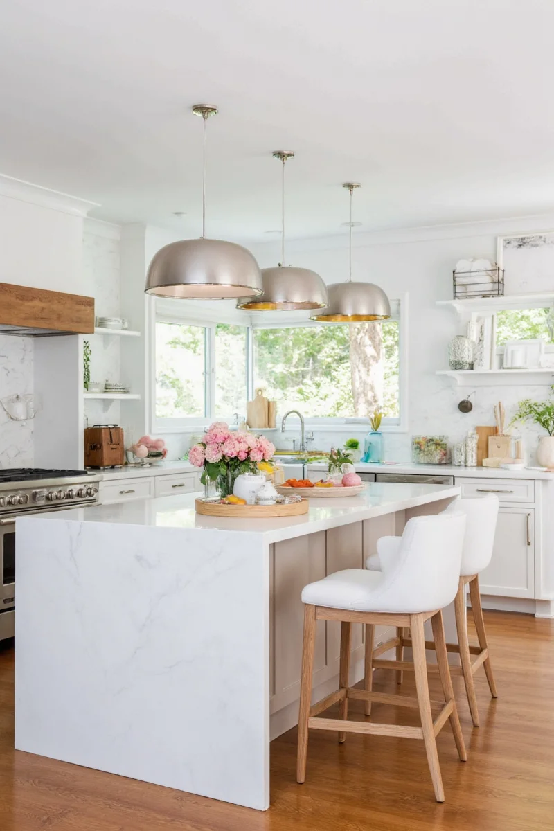 Kitchen pendant lights height guide