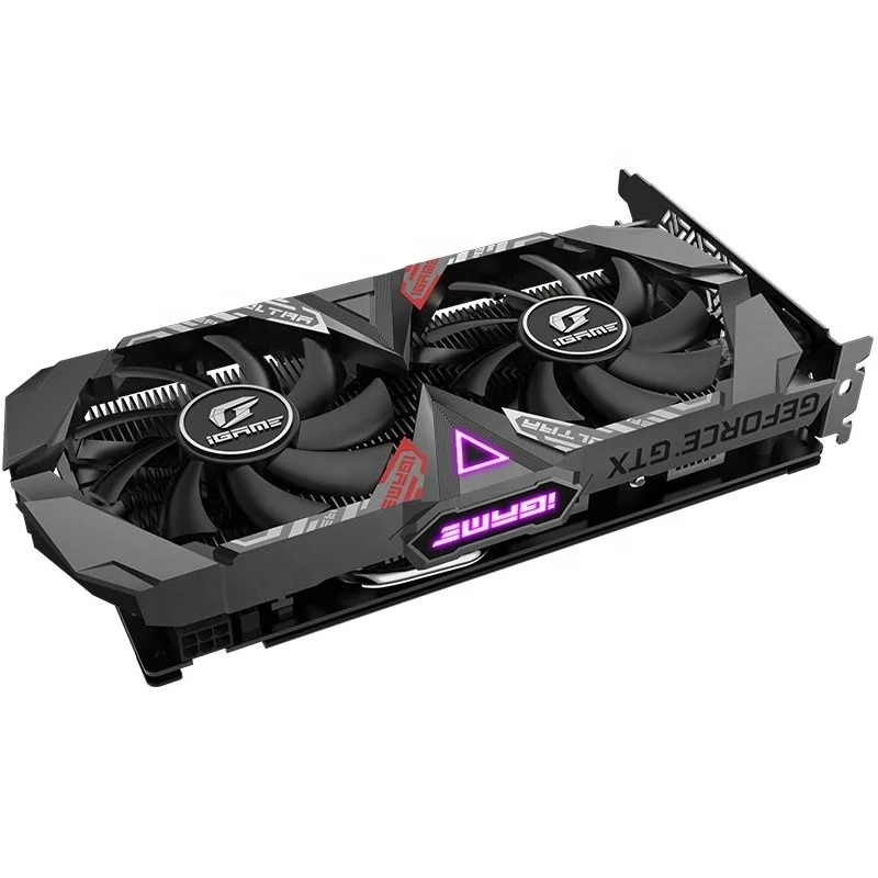 

iGAME ge force gtx 1650 gaming graphics card 4gb oc GDDR6 128bite dp DVI colorful gpu 1860mhz video card