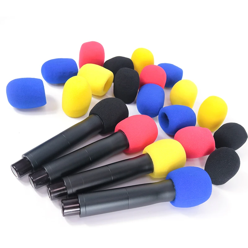 

Colorful sponge mic cover microphone foam