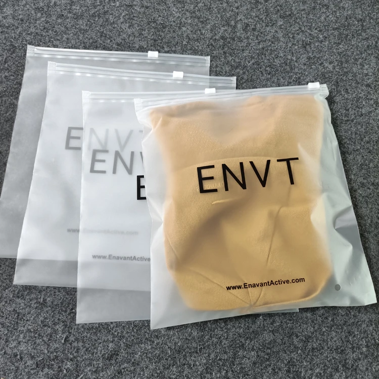 

Customized printed zip lock plastic zipper packaging bagslogo package for hat/T shirt/hoodies laminated plastic bags