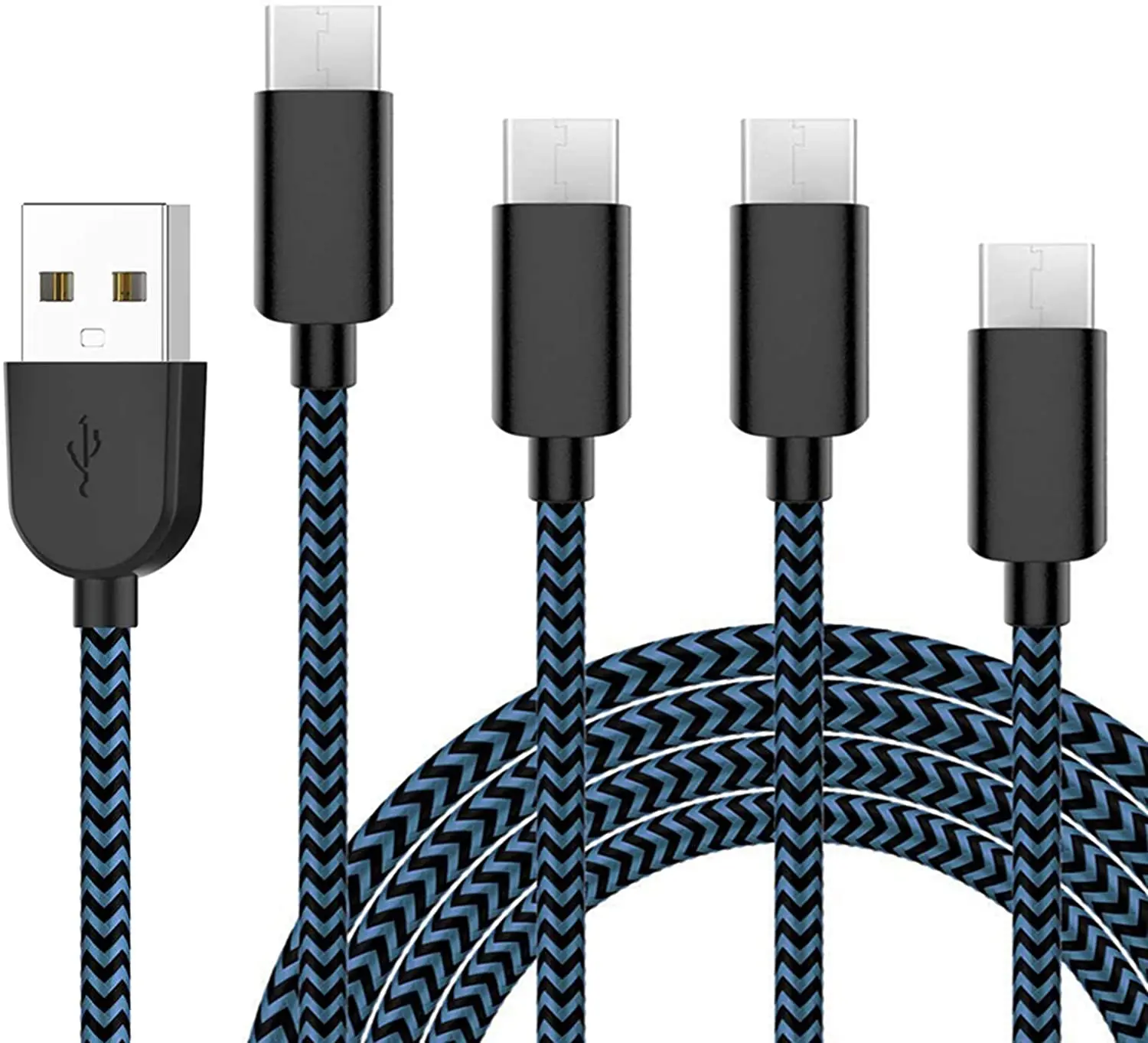 

high-quality of USB Type-C 3.0A USB Type C Cable 4 Pack Durable Fast Charging