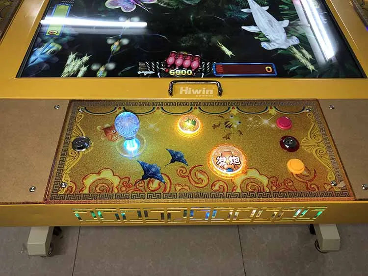 10 Player 55 Inch Folding Fish Game Table Foldable Fishing Game Machine