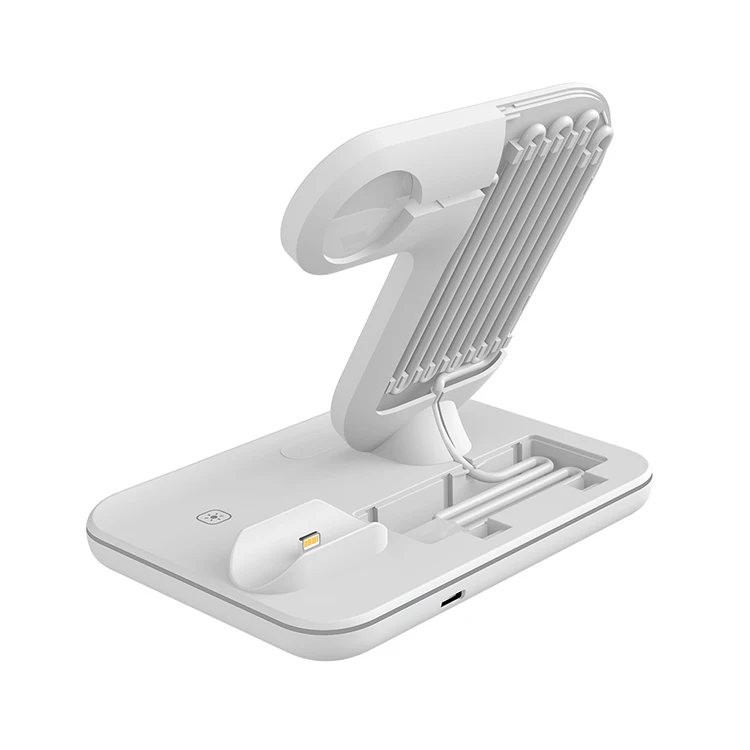 

Wholesale Cheap Fast Wireless Phone Charger 3 in 1 Magnet Wireless Charger for iphone Samsung Huawei