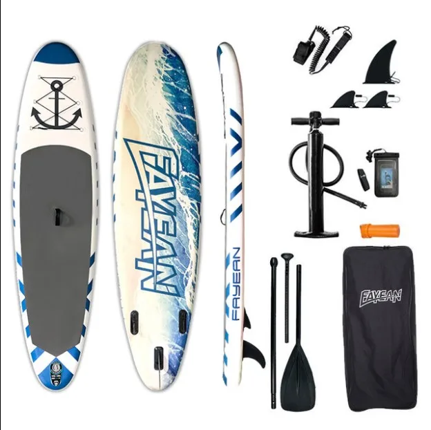 

Cross border spot sup inflatable surfboard paddleboard water yoga paddleboard portable standing surfboard customization