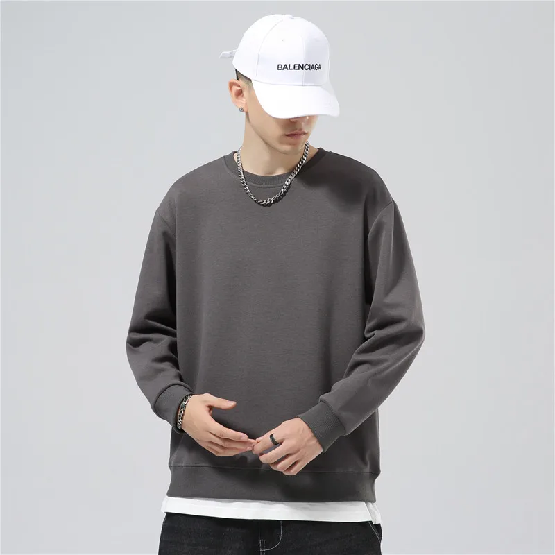 

Custom logo 100% cotton high quality hoodie jogger crew neck sweatshirt