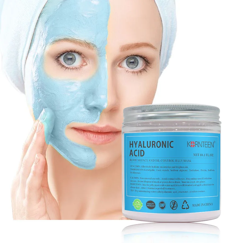 

Moisturizing Hyaluronic Acid facial Mask Powder Organic Nourishing Hydrating Oil Control Whitening Daily Use Beauty Face mask