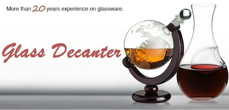 24K Gold Brandy Crystal Decanter Set Cognac Details about   ArtDecor Greek Key 7-pc Liquor 