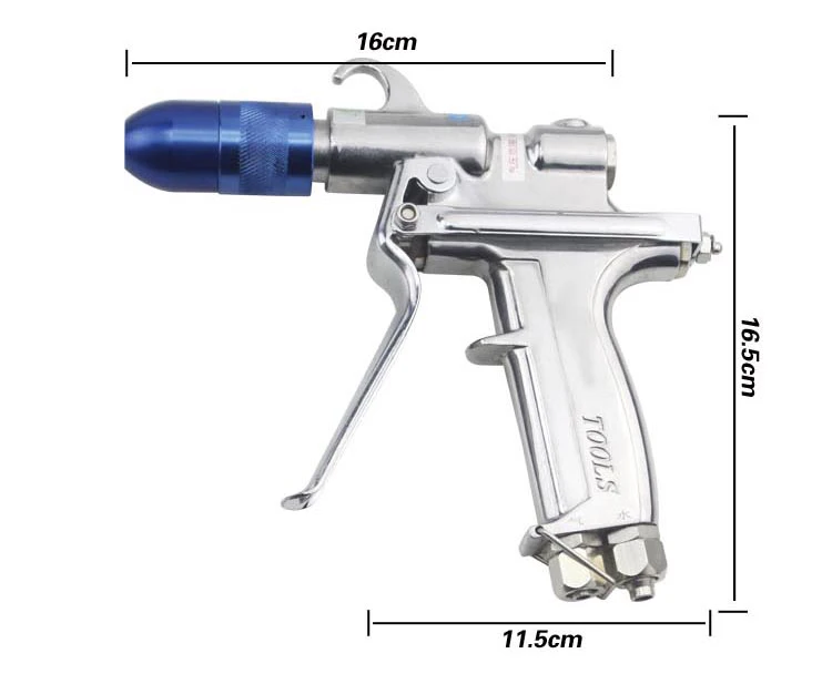 High pressure multi function water and air dual mixing spray gun
