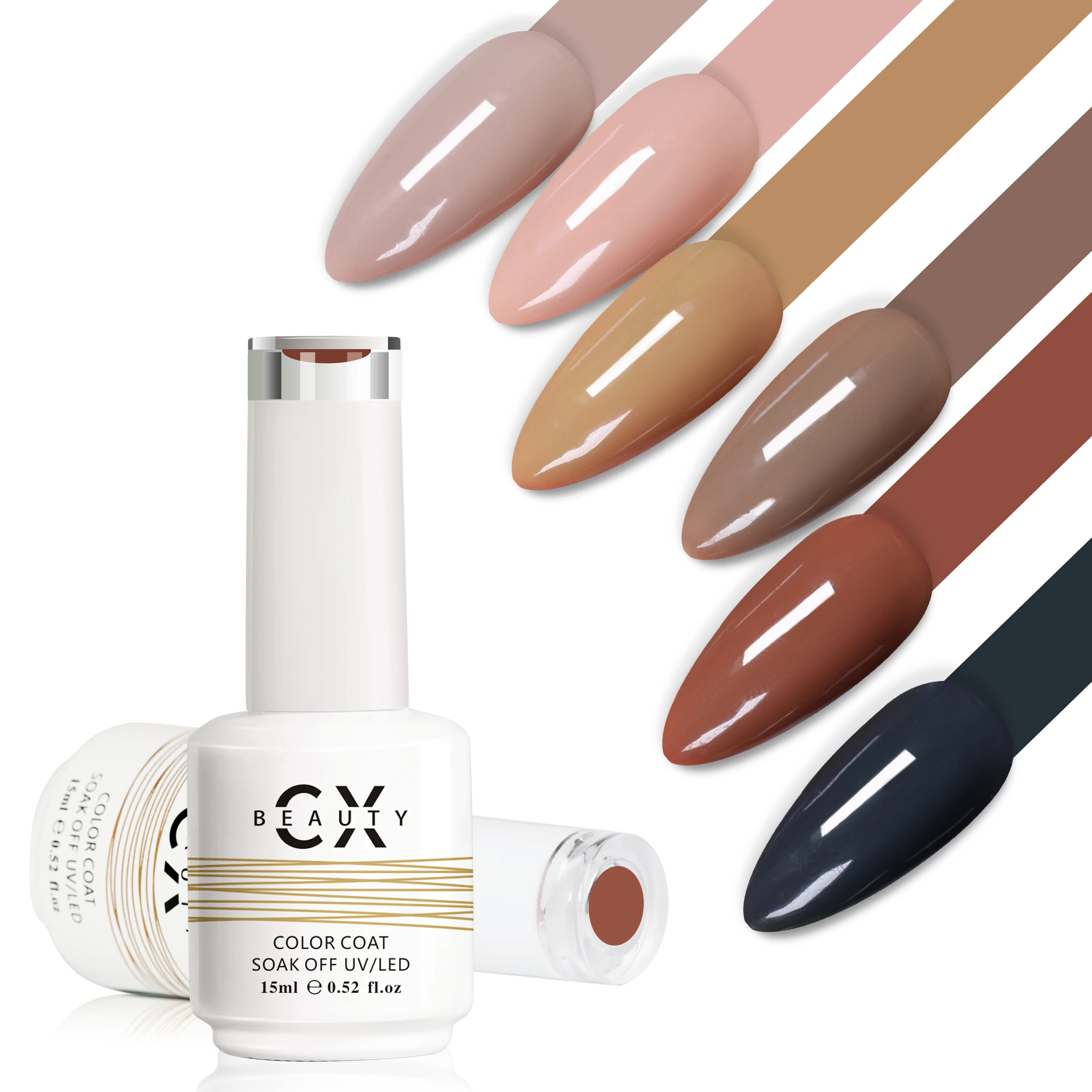 

Colors gel nail polish in UV Popular colors nail polish with Free Samples OEM service, 282colors, according to color chart