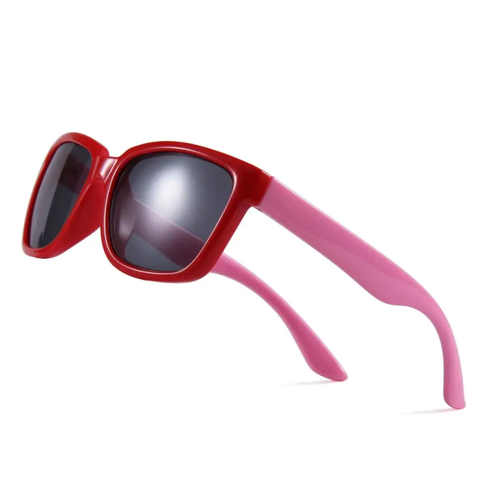 

Custom polarized silicone bendable flexible kids sunglasses child