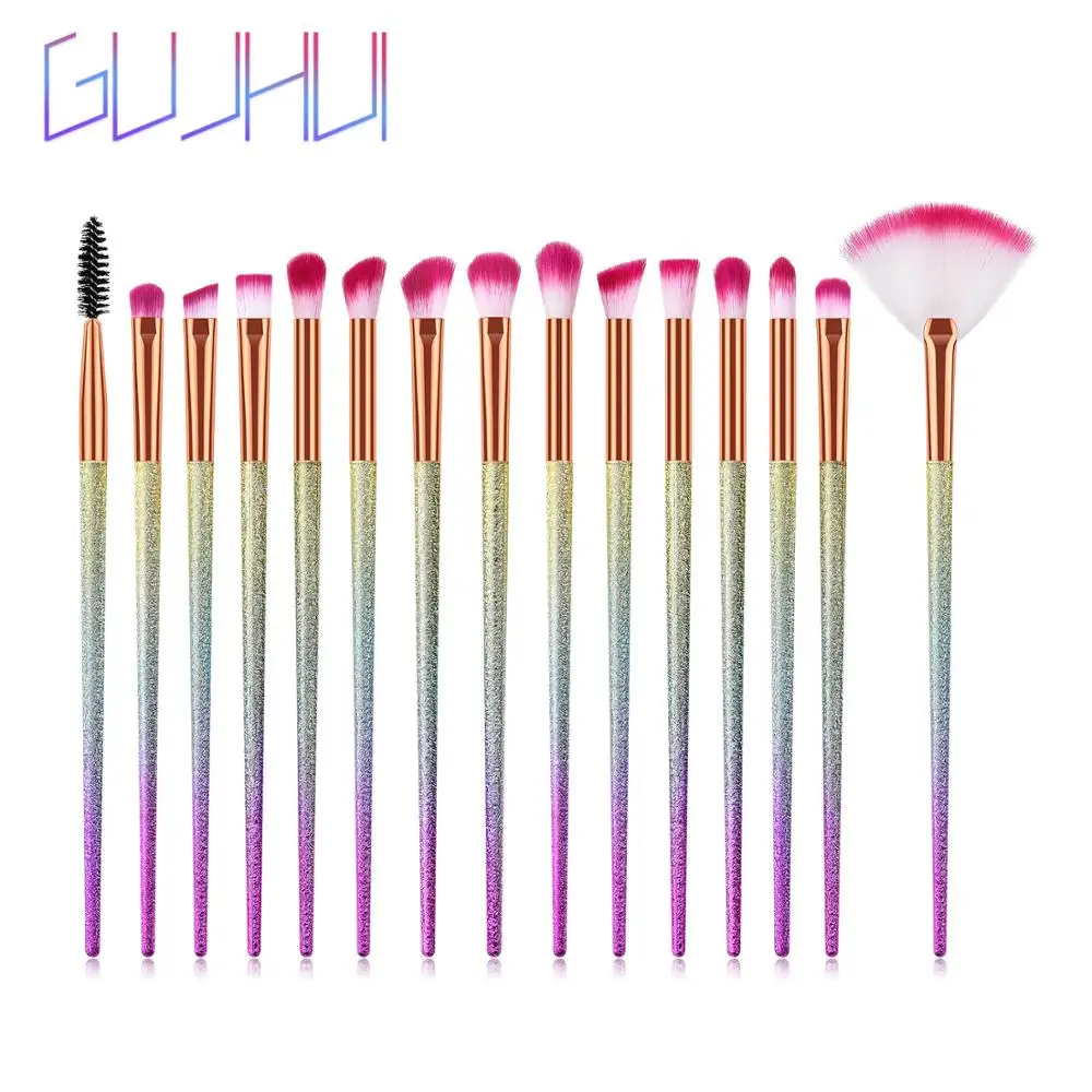 
wholesale colorful cheap cosmetic packaging private label/logo make up brush cosmetic packing face blush makeup brushes 