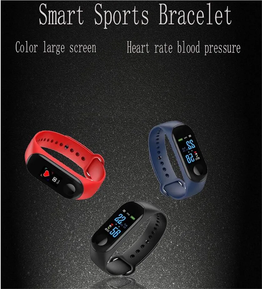 m3 pro smart band waterproof fitness tracker