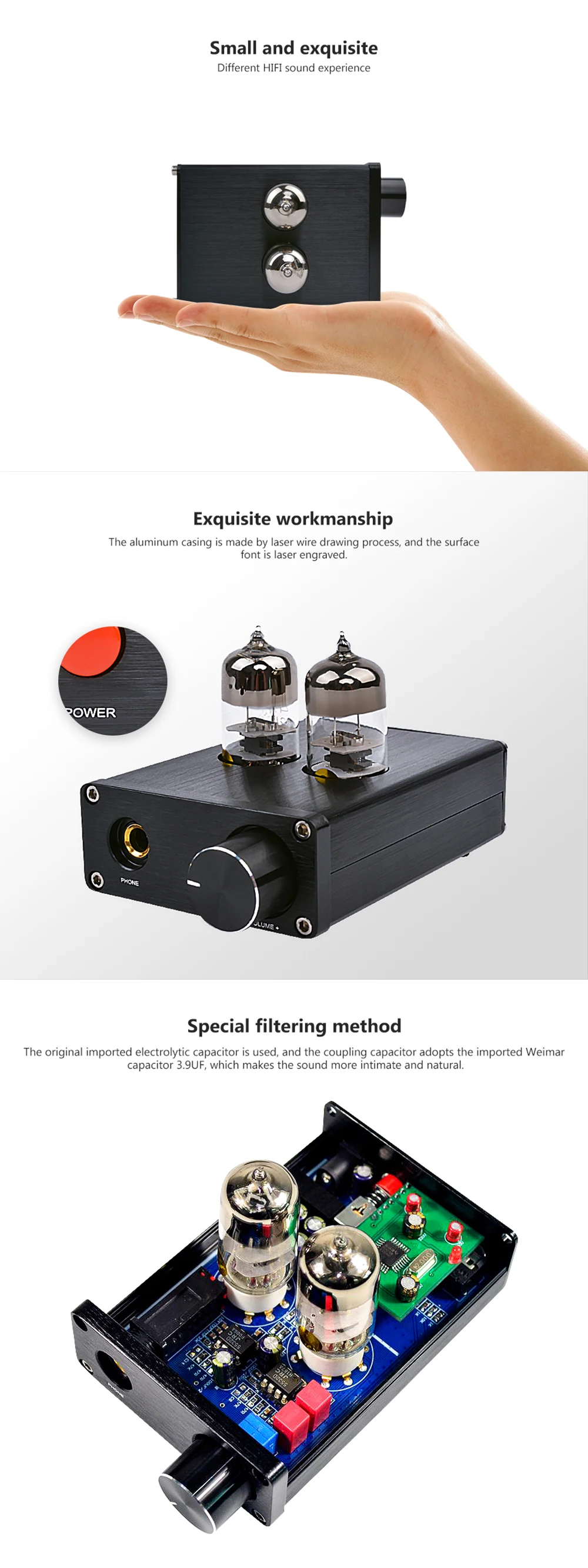 Gap6j9 Vacuum Tube Amplifier Stereo Tube Preamplifier With Treble Bass Made In China Buy