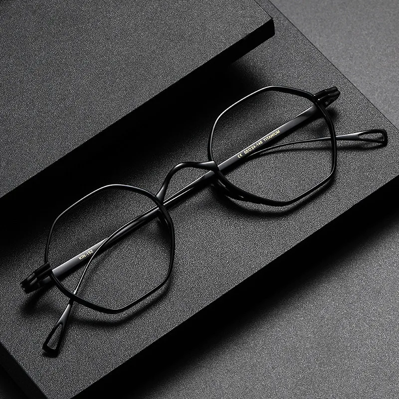 

Kenbo Eyewear New Style High Quality Pure Titanium Eyewear Frames Classic Retro Eye Glasses Frame Wholesale for Man