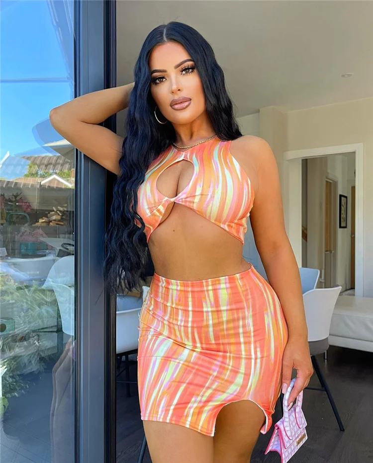 

Customize LOGO two piece short sets for women summer sets short sets sexy summer outfits for women 2021 wholesale DF8114