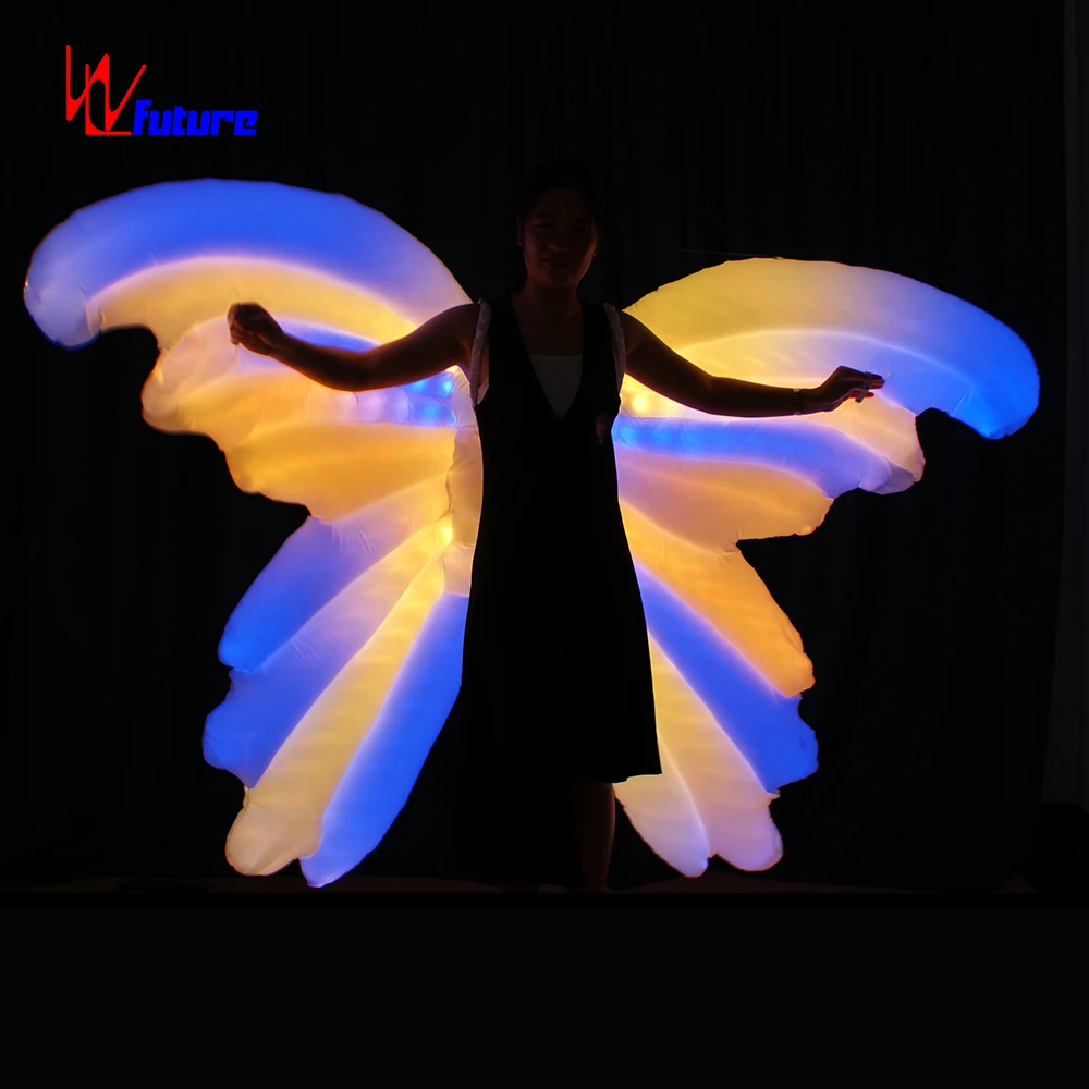 source led inflatable butterfly inflated fairy wings professiona