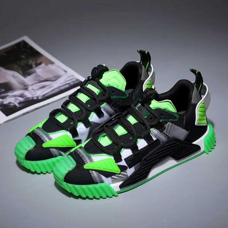 

Cool 3M Reflective Famous designer shoes Milan brand Men luxury casual shoes model ML4