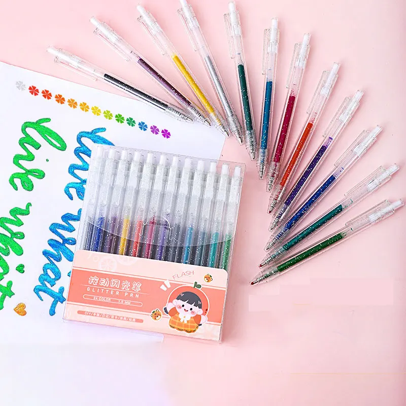 

JPS OEM Gelstift Wholesale Promotional Cute Cartoon Glitter Gel Pen