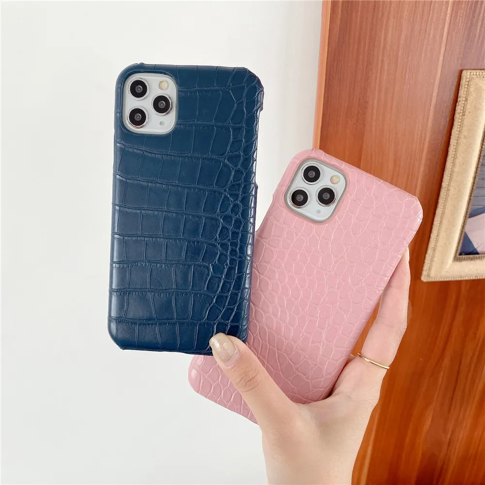 

Fashion Luxury Crocodile Texture PU Leather Phone Case for iPhone 13 12 Pro Max 11 Pro Max XS XR 7 8 SE Mobile Phone Cover Cases