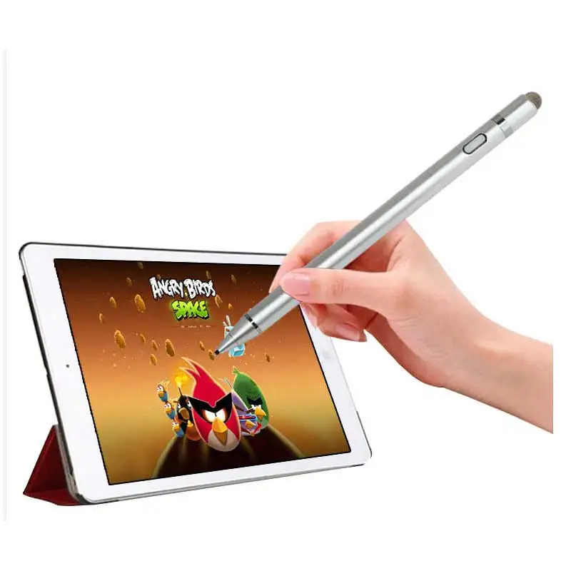 

Top quality white electromagnetic stylus pencil for capacitive touch screens active pen, Black/white/luxury gold/rose gold/gray/silver