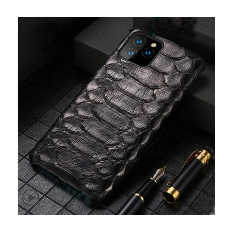 

Fashion style top grade exotic for genuine python leather skin iphone 11 pro case, Various available