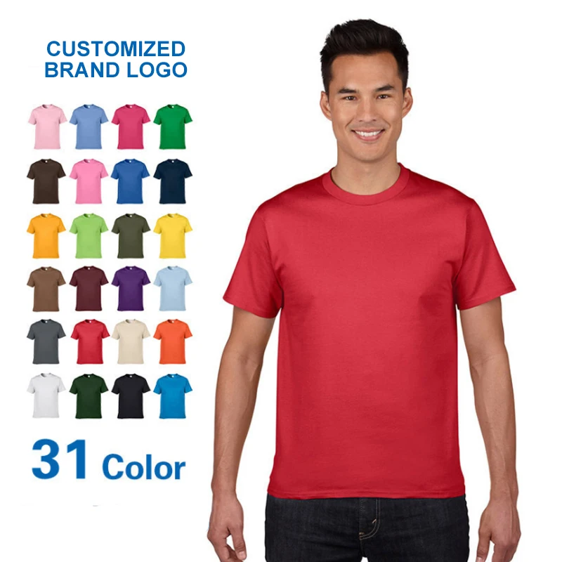 

Wholesale Custom Men Summer Mens Quality t Shirt Fashion Tshirt In Stock, Customized colors