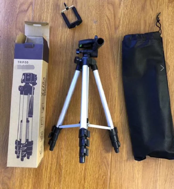 
mini tripod for cellphone camera and light 