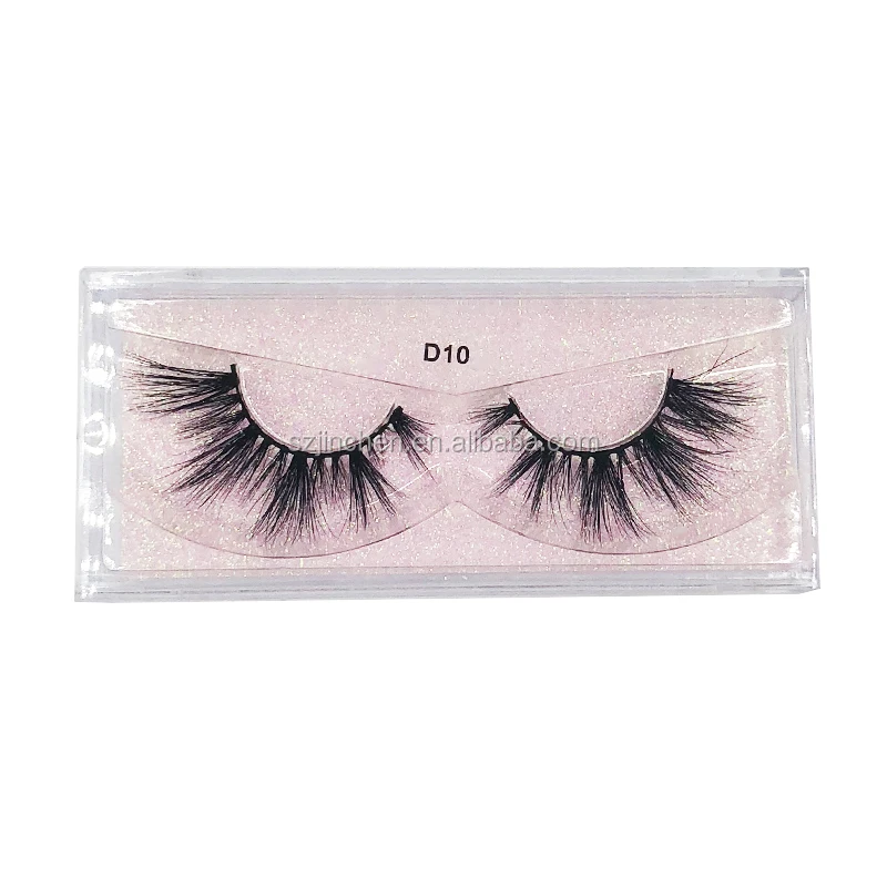 

High quality 3D natural mink false eyelashes private label cruelty free full strip lashes