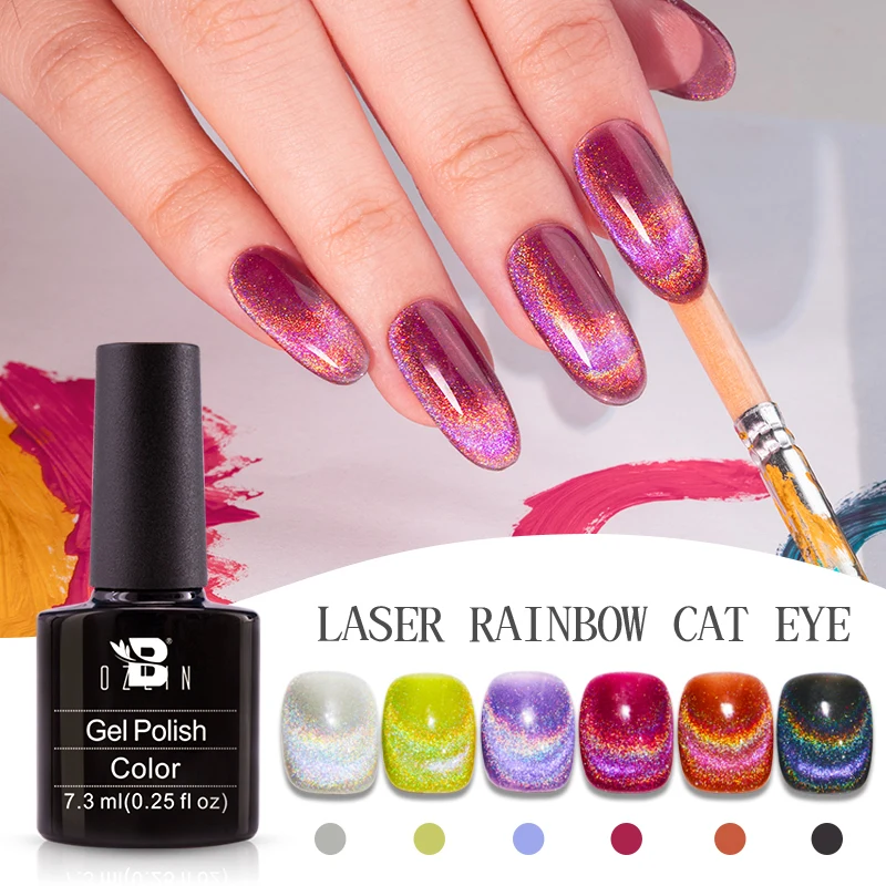 

Cat Eye Holographic Cat Eye Gel Polish Lacquers Beauty Nails Salon Soak Off Nail Art Polish Uv Gel Nail Kit