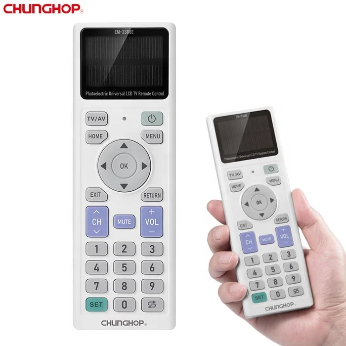 

Chunghop EM-3388E IR Universal TV Remote Control, White