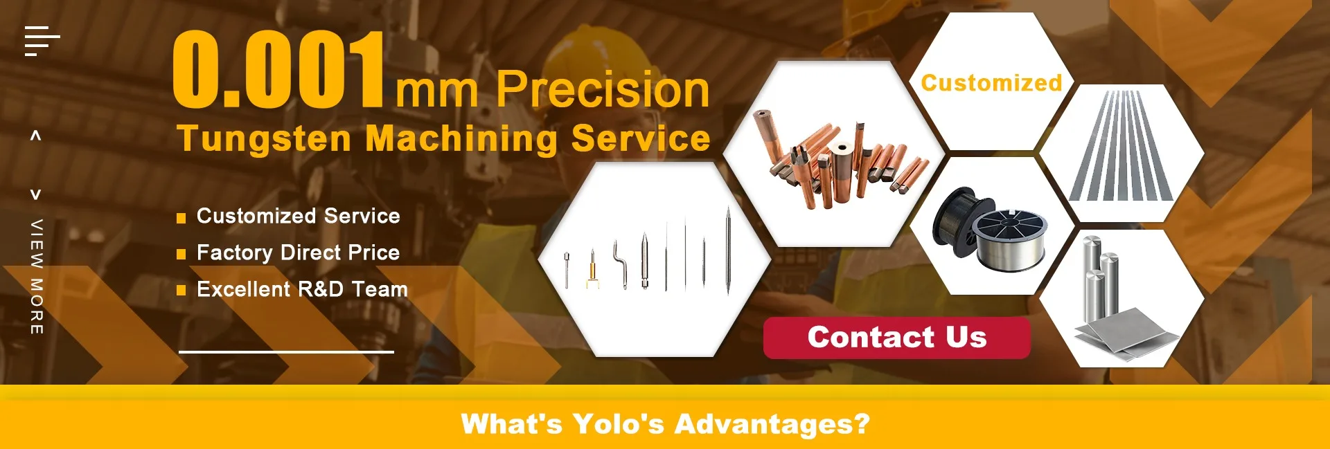 Yolo Materials Industry Co., Ltd. tungsten wire, tungsten needle