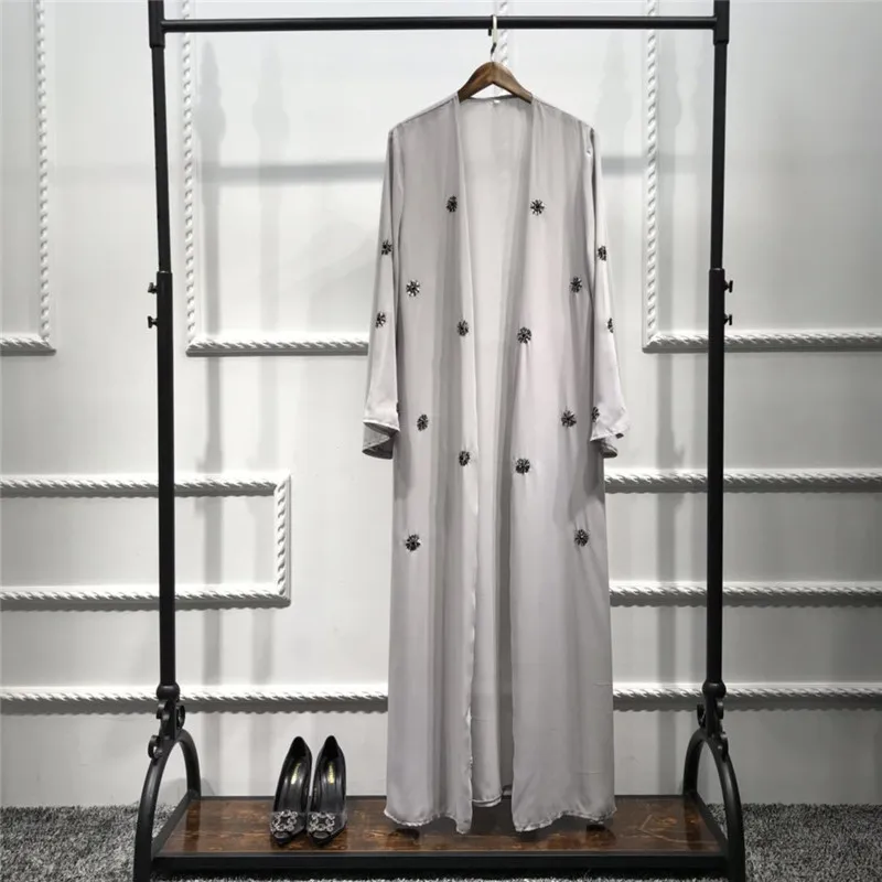 

Wholesale Islamic Clothing Aesthetic Flower Abaya Muslim Women Muslim Dress Long Sleeves Ladies Islamic Clothing, Picture
