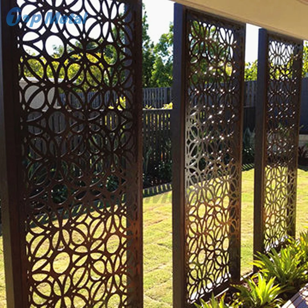 

Aluminum Outdoor Screen Panel Laser Cutting Metal Screen Art For Courtyard Decor Metal Screen Partition, According to the guest's requirement