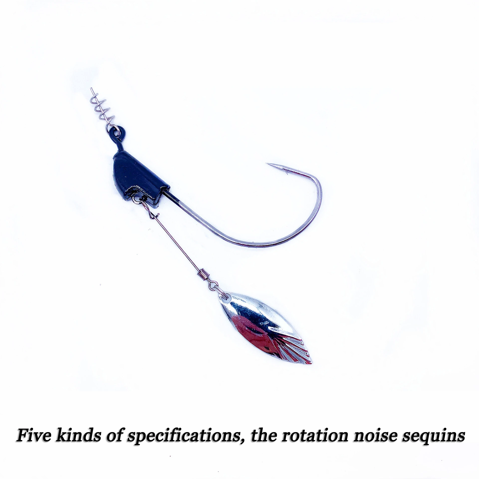 Jig Head Hook 1/0 2/0 3/0 4/0 5/0 Fishing Swimmer Hooks Barbed