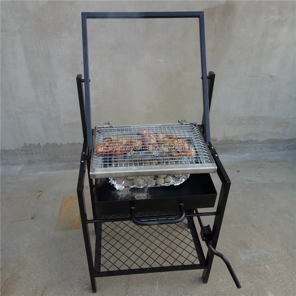 Flip Grate Rotating Turning Grilling Simplified BBQ Meat Turning, View