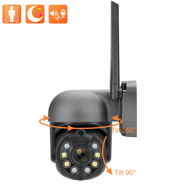 

Full HD Two way Audio WIFI IP Camera 3.0MP Night Vision Human Detection Wireless PTZ Camera