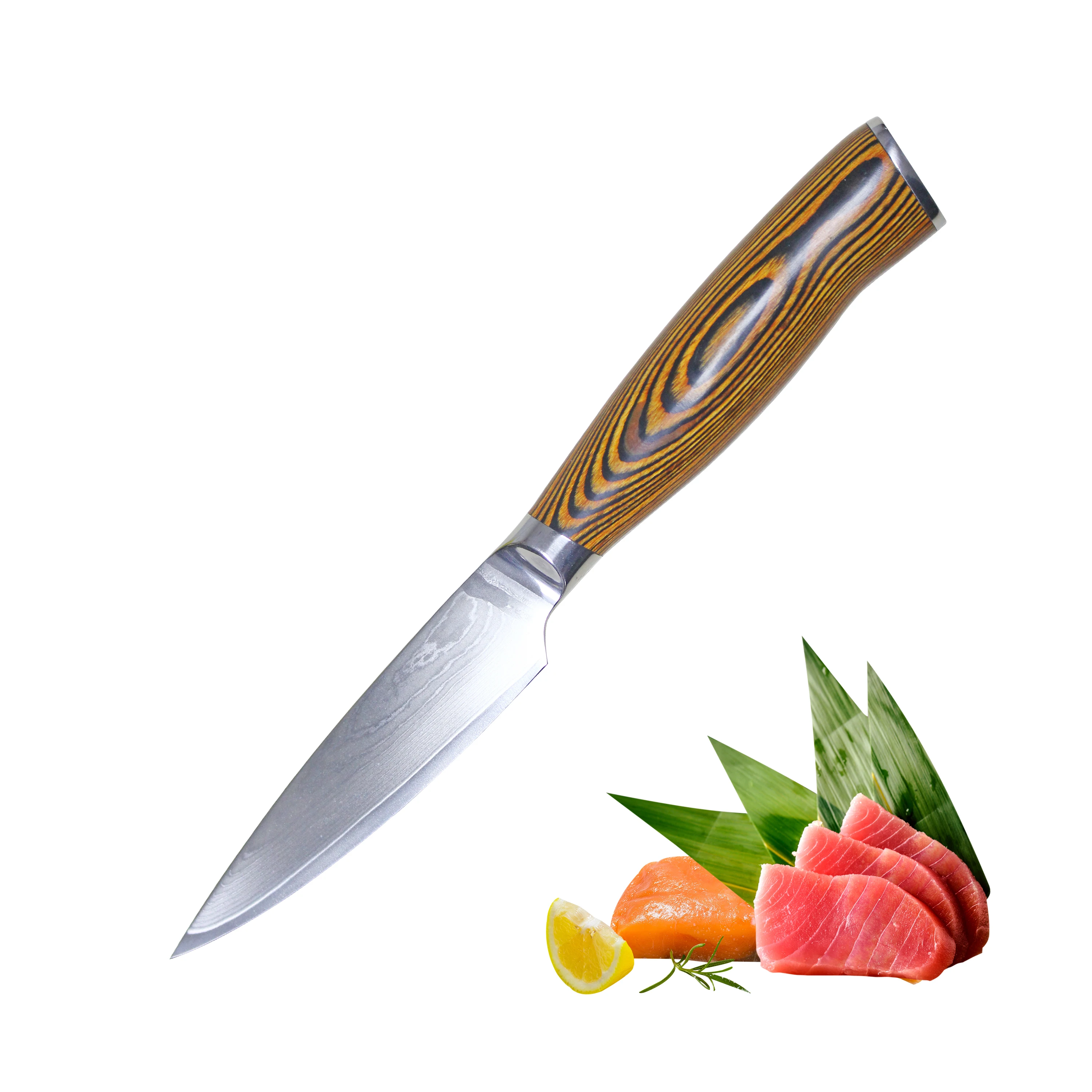 

Damascus Japanese 3.5'' Fruit Vegetable Cheap Paring Knife