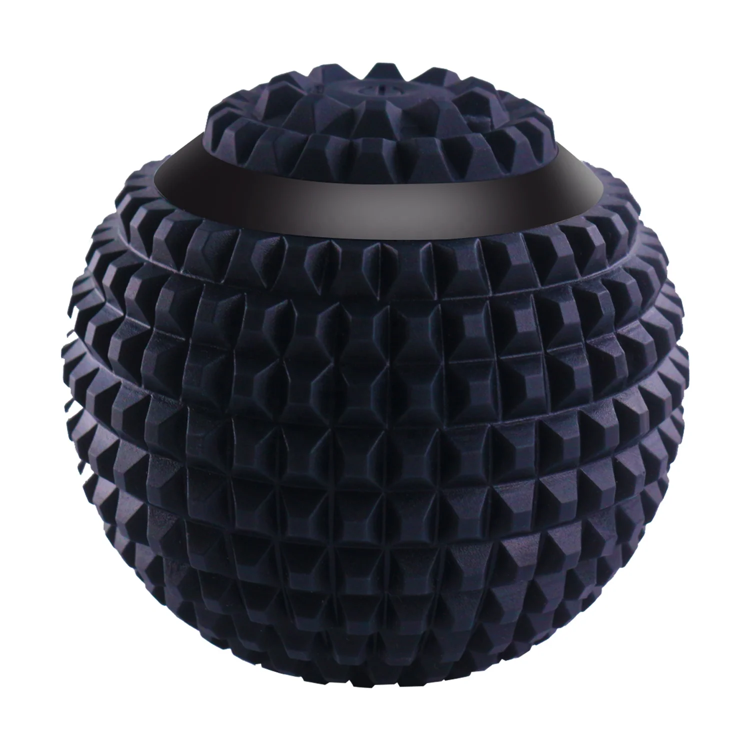 

Hot Electric Massage Ball 4-Speed Vibrating Massage Ball USB Rechargeable Massage Roller Training Yoga Fitness Foam Roller, Black, custom logo is available