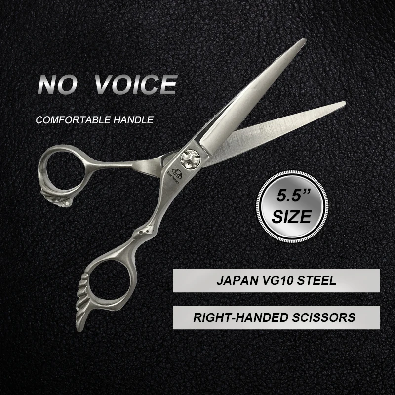 

Salon shears  barber hairdresser cutting Japanese 9cr13 steel scissors