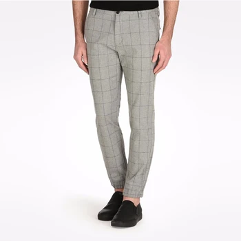 checked joggers mens