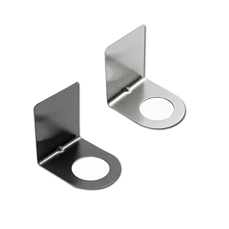 

Bathroom Accessory Cup Organiser for Bottle Liquid Stainless Dispenser Rack Wall Mount Bracket Soap Bottle Hanging Holder, Silver