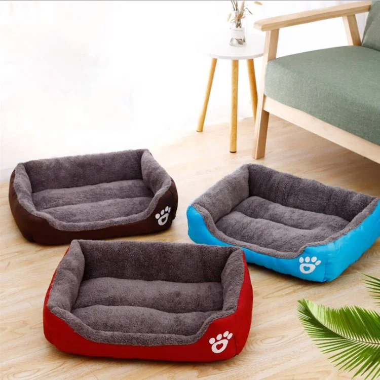 

2021 Hot Sale New Designer Style Pet Supplies Washable Warming Large Dog Bed, As picture